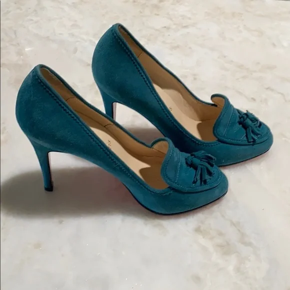 Christian Louboutin Steva Suede Tassel Pumps
